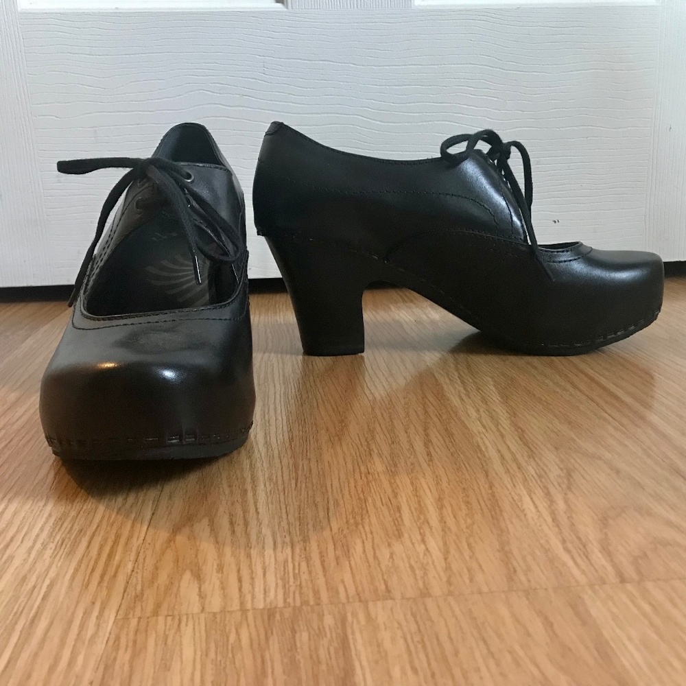 Dansko Rory Black Full Grain high heals Size 38
